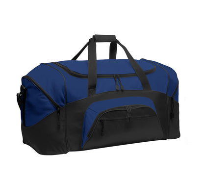 Port Authority Standard Colorblock Sport Duffel BG99 - True Royal/ Black
