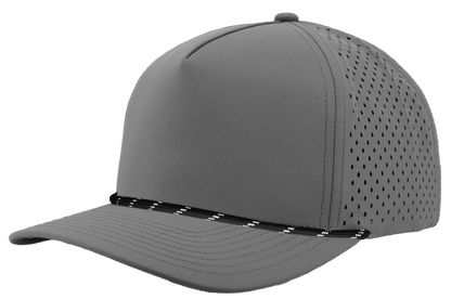 Zapped Headwear Blackhawk R+ Rope Hat - Grey-Black twisted rope