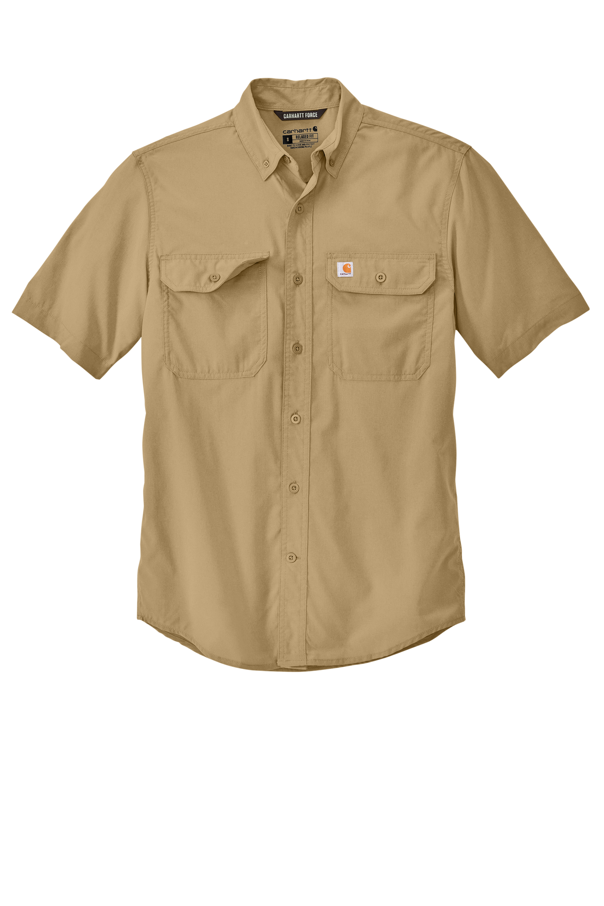 Carhartt Force Solid Short Sleeve Shirt - Wholesale Custom Workwear Blanks