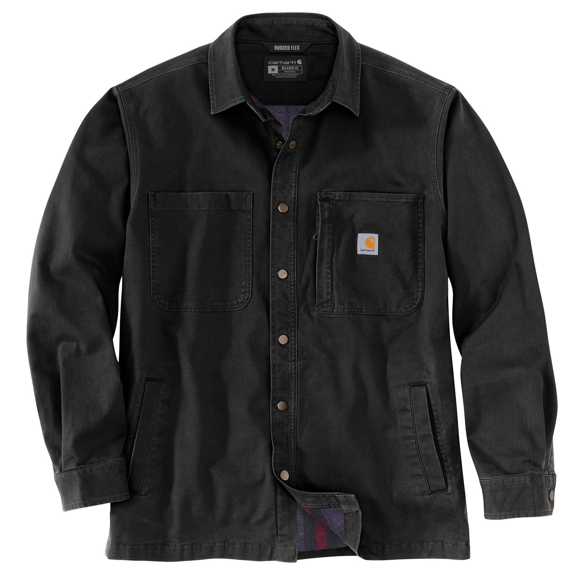 Carhartt Rugged Flex Fleece-Lined Shirt Jac - Wholesale Custom Workwear Blanks