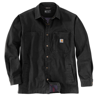 Carhartt Rugged Flex Fleece-Lined Shirt Jac - Wholesale Custom Workwear Blanks