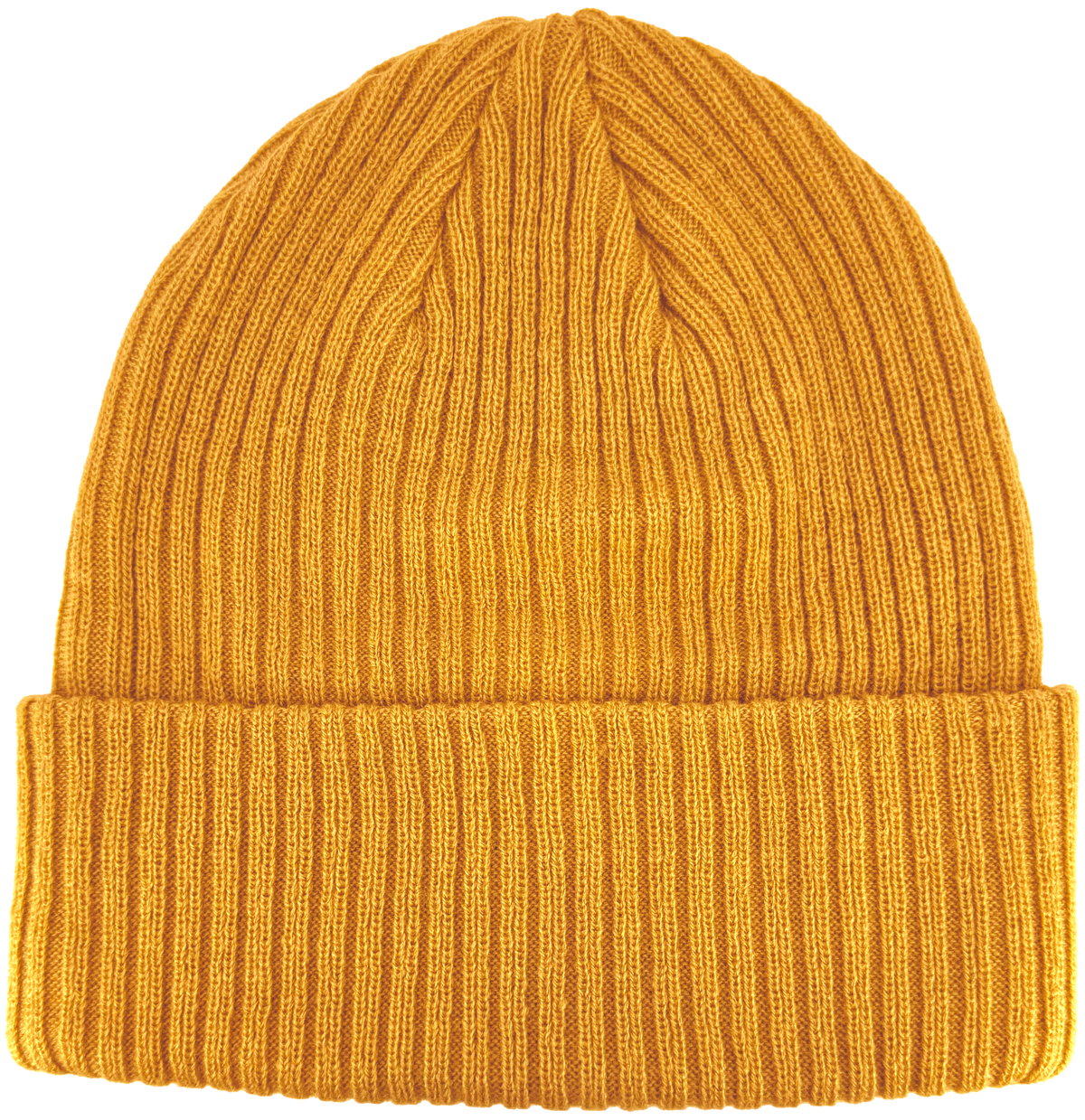 Zapped Headwear Knitted Cuff Beanie - Ginger Yellow