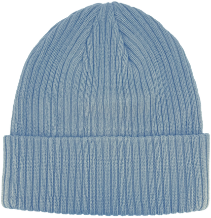 Zapped Headwear Knitted Cuff Beanie - Light Blue