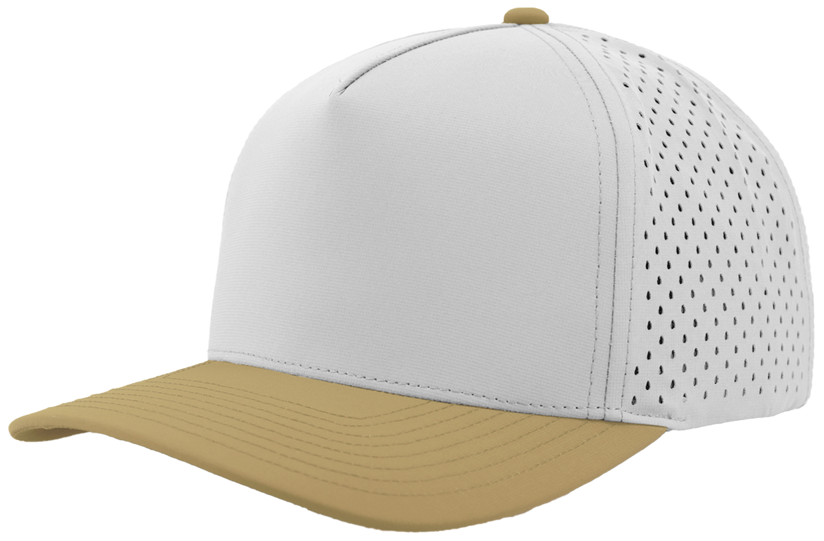 Zapped Headwear Blackhawk 5-Panel Hat - Off White - Khaki bill