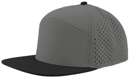 Zapped Headwear Osprey 7-Panel Hat - Grey-Black