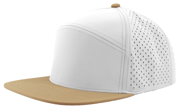 Zapped Headwear Osprey 7-Panel Hat - Off White-Khaki
