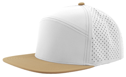 Zapped Headwear Osprey 7-Panel Hat - Off White-Khaki