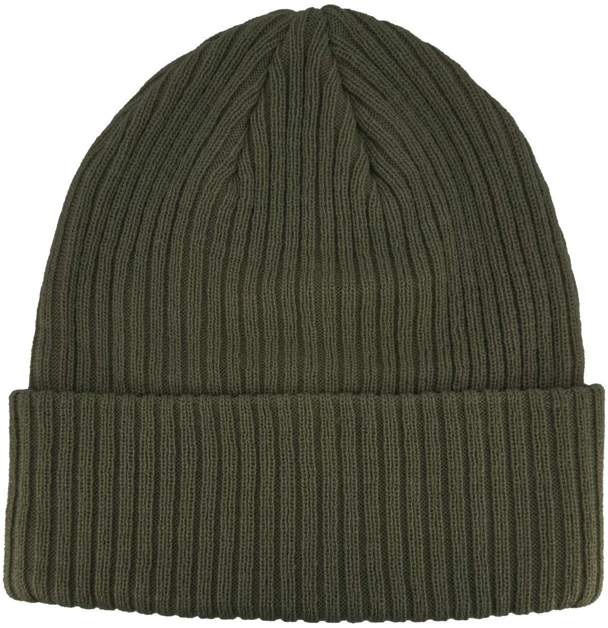 Zapped Headwear Knitted Cuff Beanie - Army Green