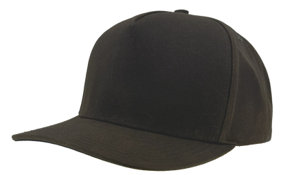 Zapped Headwear Patriot Waxed Canvas Hat - Dark Brown