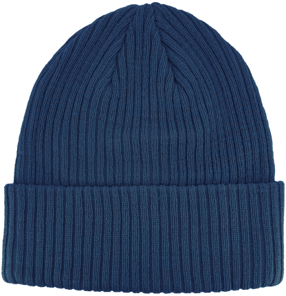Zapped Headwear Knitted Cuff Beanie - Dark Blue