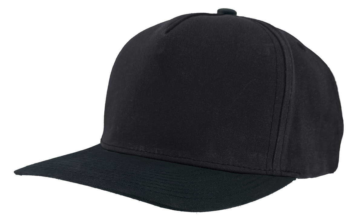 Zapped Headwear Patriot Waxed Canvas Hat - Black