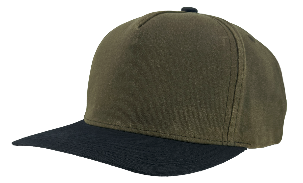 Zapped Headwear Patriot Waxed Canvas Hat - Loden/Black