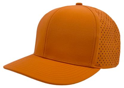Zapped Headwear Bomber 6-Panel Hat - Flat Orange