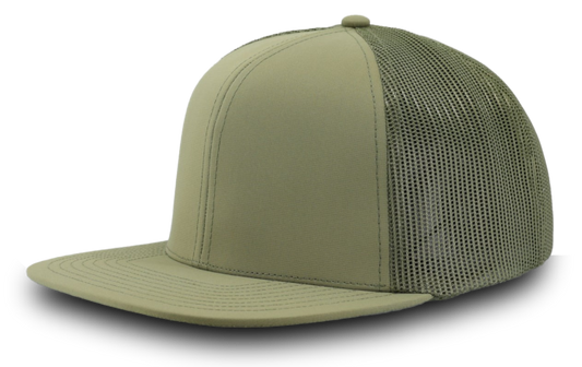 Zapped Headwear General Flat Bill Hat - Loden