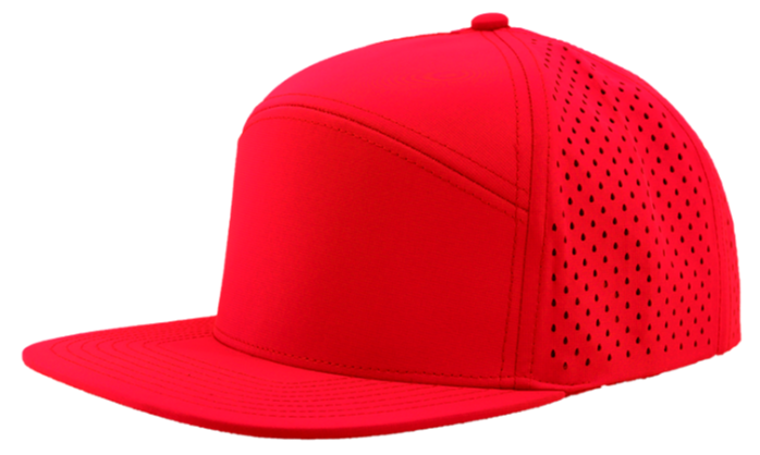 Zapped Headwear Youth Osprey 7-Panel Hat - Cardinal