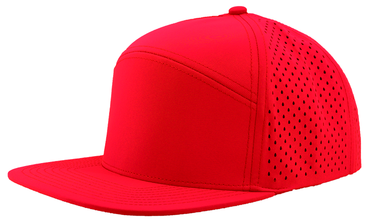 Zapped Headwear Osprey 7-Panel Hat - Cardinal