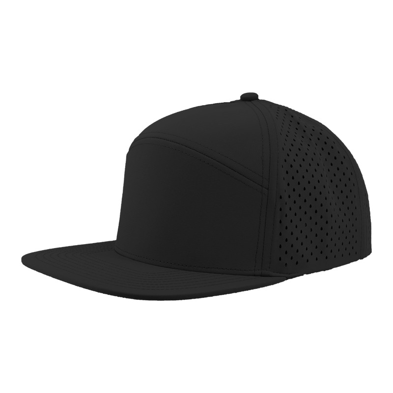 Zapped Headwear XL Osprey 7-Panel Hat - Black