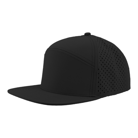 Zapped Headwear XL Osprey 7-Panel Hat - Black