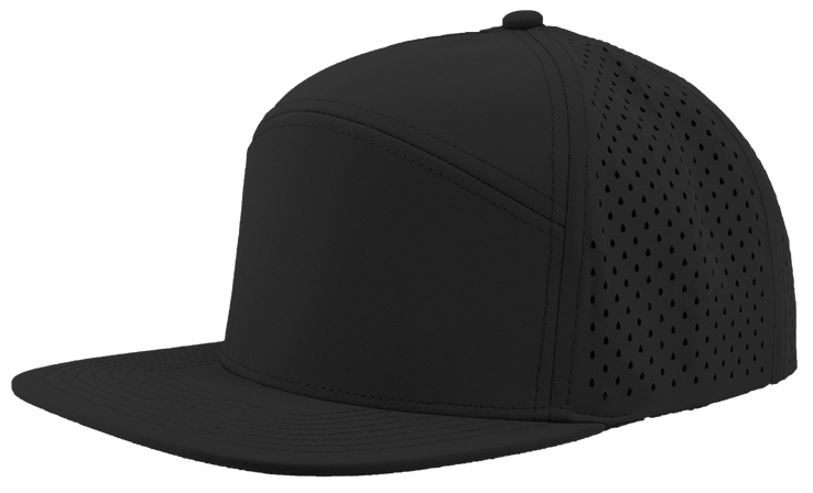 Zapped Headwear Osprey 7-Panel Hat - Black