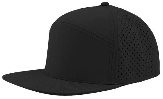 Zapped Headwear Osprey 7-Panel Hat - Black
