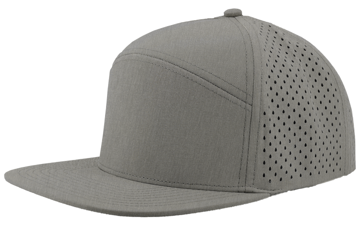 Zapped Headwear Osprey 7-Panel Hat - Heather Grey