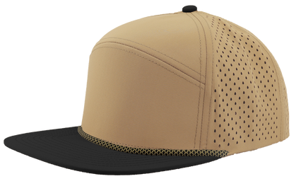 Zapped Headwear Osprey R+ Rope Hat - Khaki- Black bill - Khaki chainlink rope