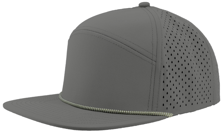 Zapped Headwear Osprey R+ Rope Hat - Grey- Grey Grid