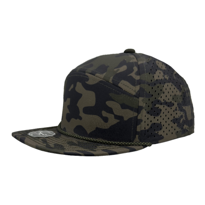 Zapped Headwear Osprey R+ Rope Hat - Olive Camo-Olive chainlink rope