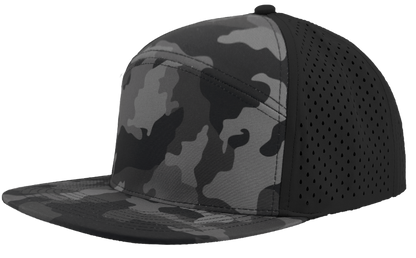 Zapped Headwear Osprey 7-Panel Hat - Black Camo-Black