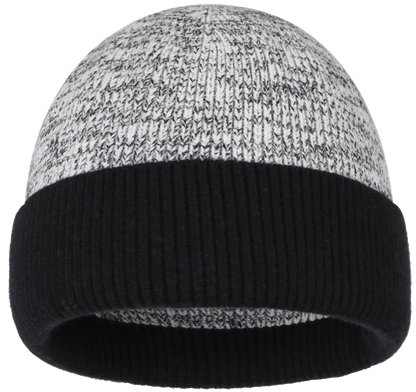Zapped Headwear Heather Cuff Beanie - Heather black/black cuff