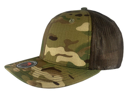 Zapped Headwear Warrior Trucker Hat - Multicam-Brown