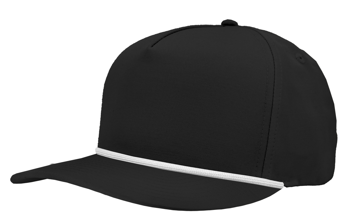 Zapped Headwear Patriot R+ Rope Hat - Black-white rope