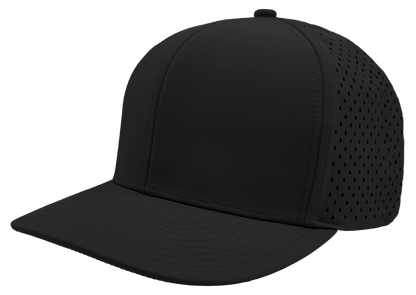 Zapped Headwear Bomber 6-Panel Hat - Black