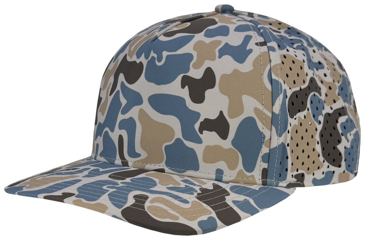Zapped Headwear Blackhawk 5-Panel Hat - Land & Sea old school camo