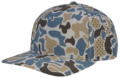Zapped Headwear Blackhawk 5-Panel Hat - Land & Sea old school camo