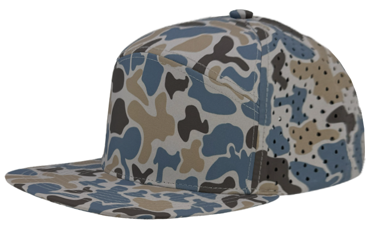 Zapped Headwear Osprey 7-Panel Hat - Land & Sea old school camo