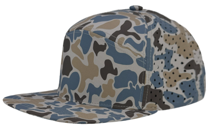 Zapped Headwear Osprey 7-Panel Hat - Land & Sea old school camo