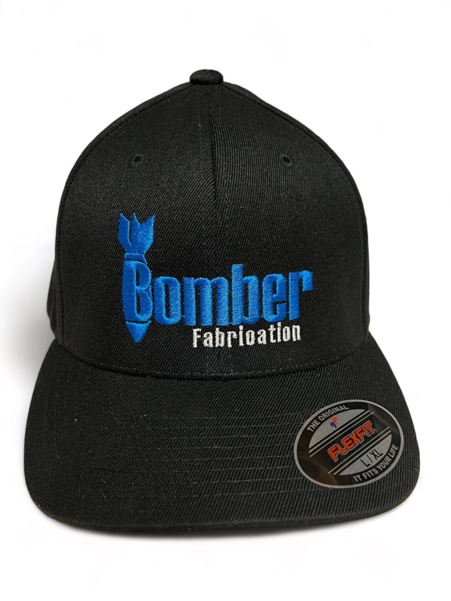Bomber Fabrication Embroidered Flex Fit Hat - Shop Battle Born Clothing