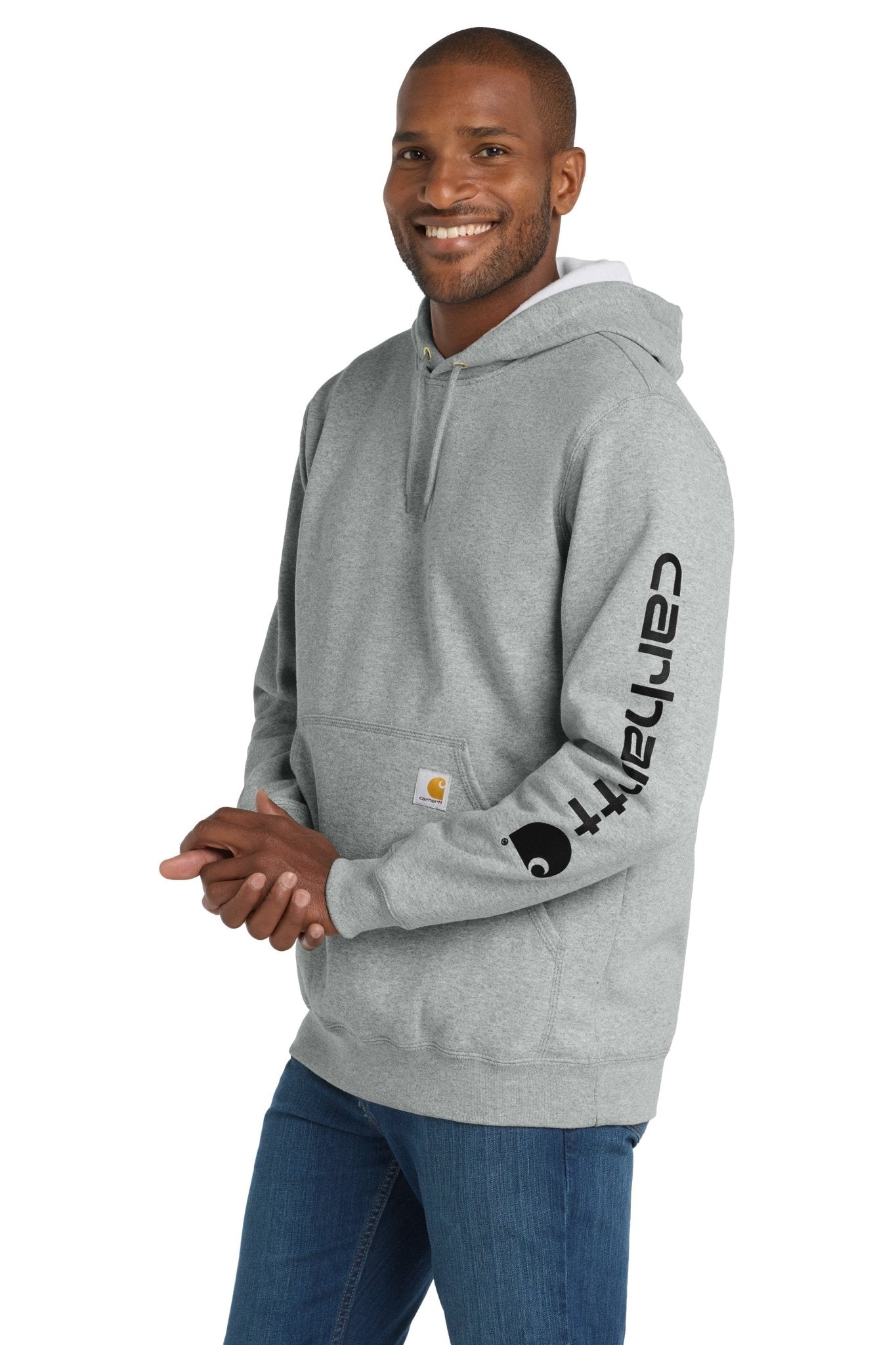 Carhartt® Midweight Hooded Logo Sweatshirt | CTK288 | Battle Born Clothing - Shop Battle Born Clothing