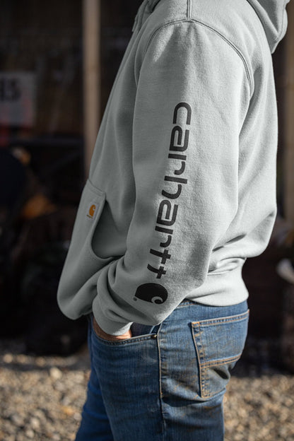 Carhartt® Midweight Hooded Logo Sweatshirt | CTK288 | Battle Born Clothing - Shop Battle Born Clothing