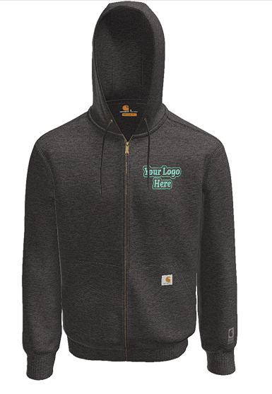 Carhartt® Rain Defender® Paxton Heavyweight Hooded Zip - Front Sweatshirt (CT100614) - Shop Battle Born Clothing