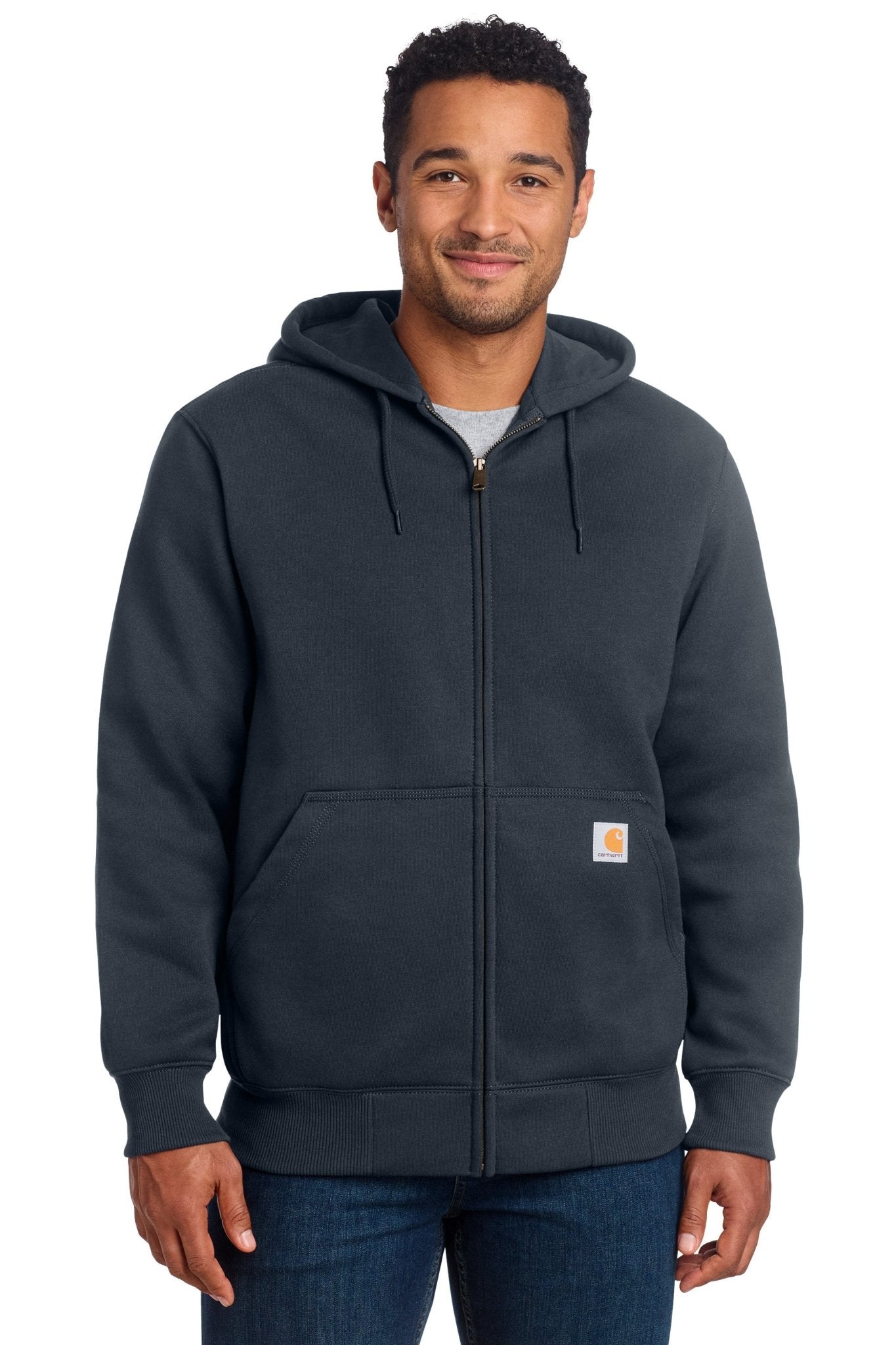 Carhartt® Rain Defender® Paxton Heavyweight Hooded Zip - Front Sweatshirt (CT100614) - Shop Battle Born Clothing
