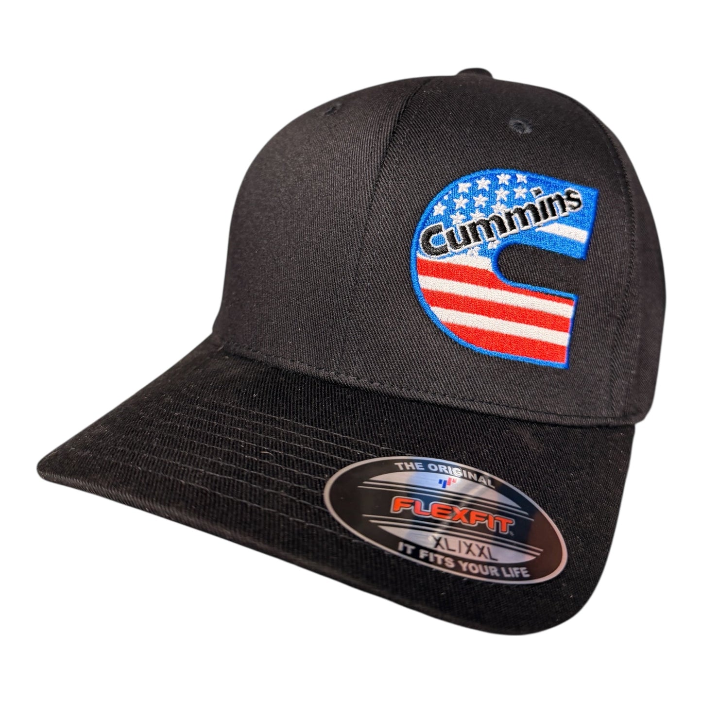 Cummins America FlexFit Hat – Premium Embroidered Diesel Cap - Shop Battle Born Clothing