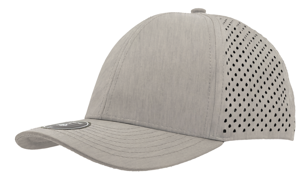Zapped Headwear Apache 6-Panel Hat - Heather Grey