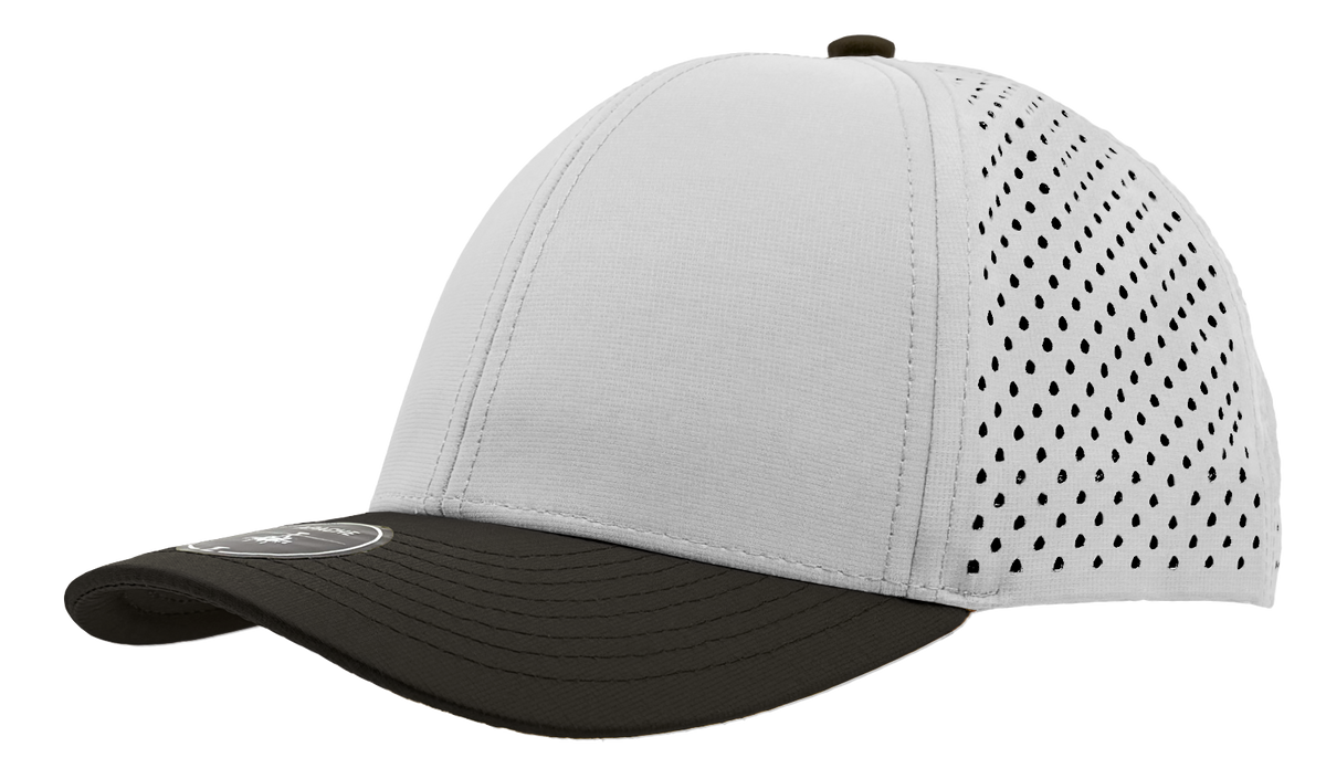 Zapped Headwear Apache 6-Panel Hat - Off White - Black bill