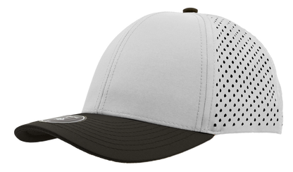 Zapped Headwear Apache 6-Panel Hat - Off White - Black bill