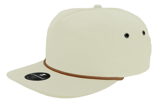 Zapped Headwear Commodore Rope Hat - Beige- Brown rope