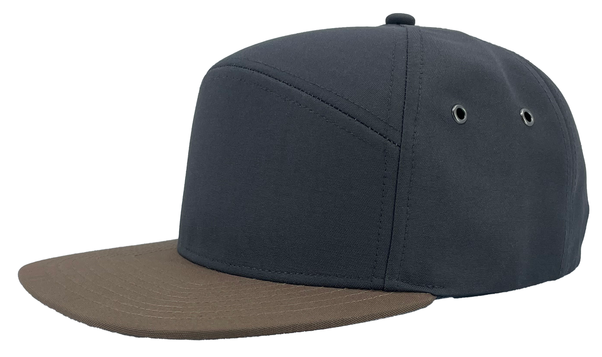 Zapped Headwear Gunny Hat - Charcoal/Brown