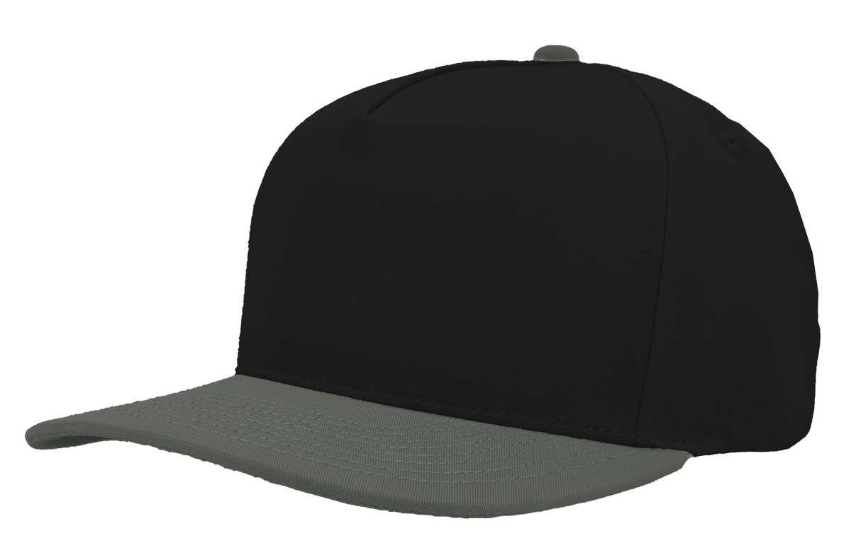 Zapped Headwear Patriot Canvas Hat - Black/Grey