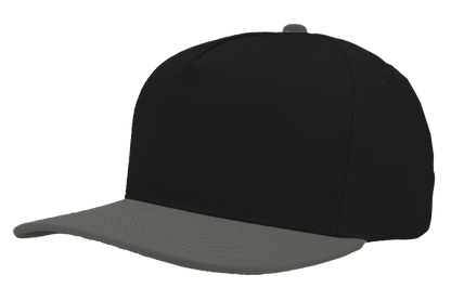 Zapped Headwear Patriot Canvas Hat - Black/Grey